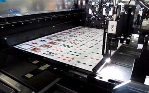 Playing Card Varnishing